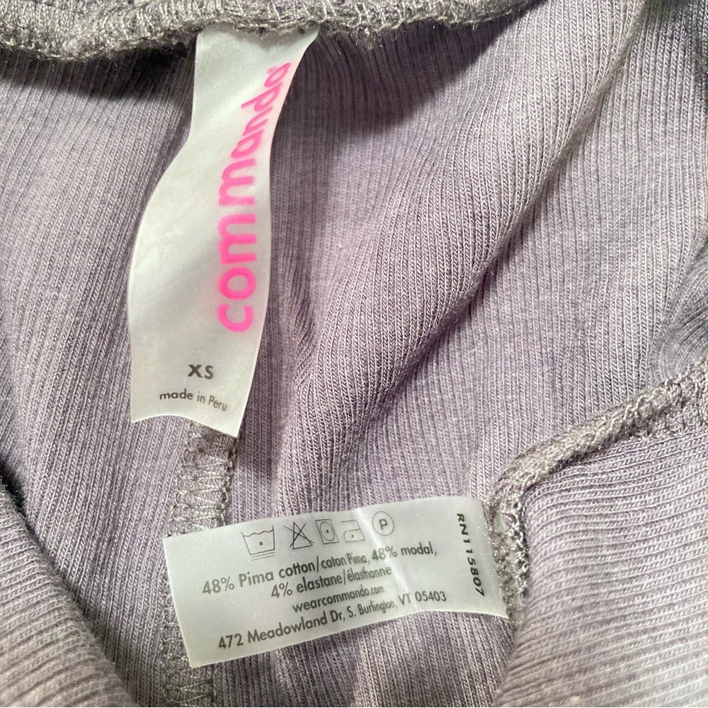 NWT Commando Luxury Rib Jogger Sweatpants Charcoal Gray - Picture 3 of 4